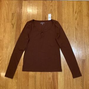 NWT Fitted Ribber Long Sleeve Shirt
